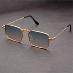 Men's Square Sunglasses with Metal Frame