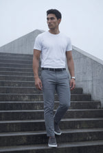 Men's Slim Fit Chinos with Tapered Leg