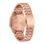Men’s Stainless Steel Quartz Watch with Integrated Bracelet and Date Display