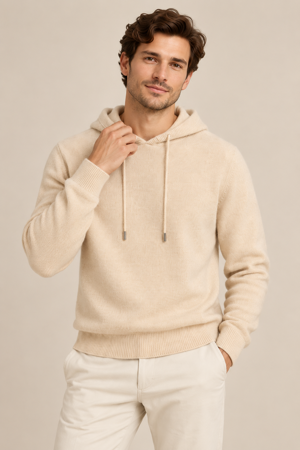 Men’s 100% Australian Extrafine Merino Wool Hoodie