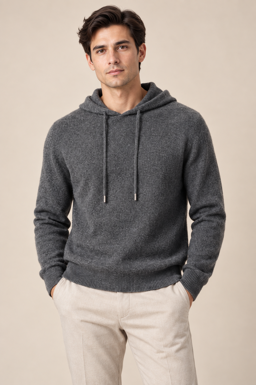 Men’s 100% Australian Extrafine Merino Wool Hoodie