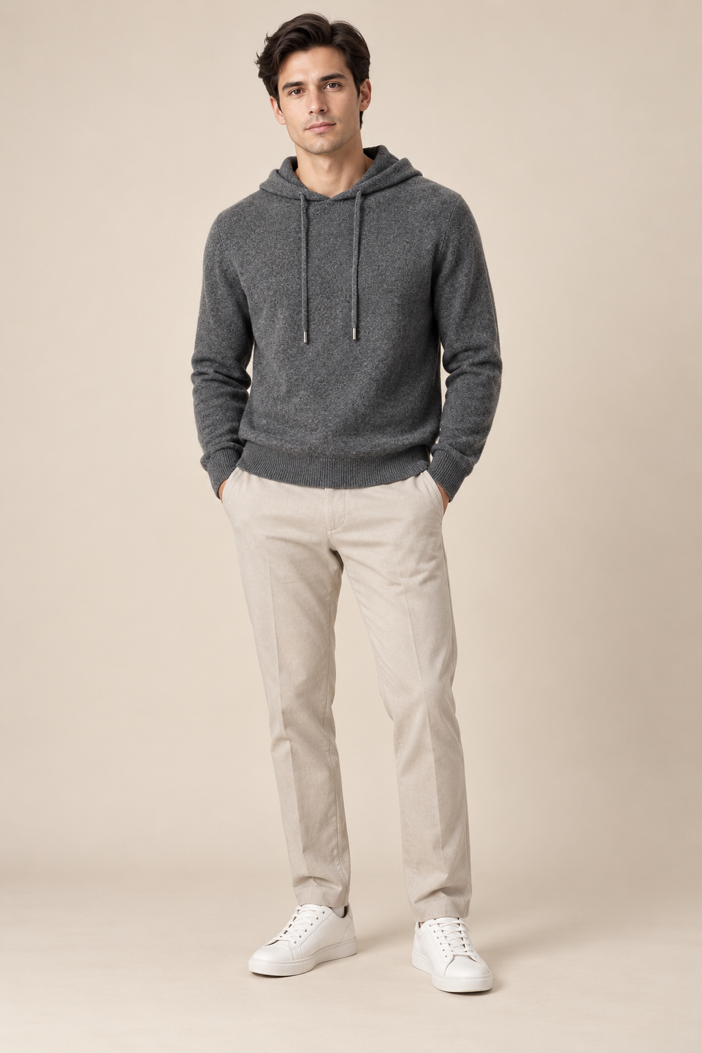 Men’s 100% Australian Extrafine Merino Wool Hoodie