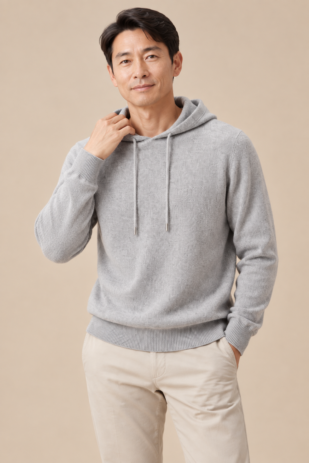 Men’s 100% Australian Extrafine Merino Wool Hoodie