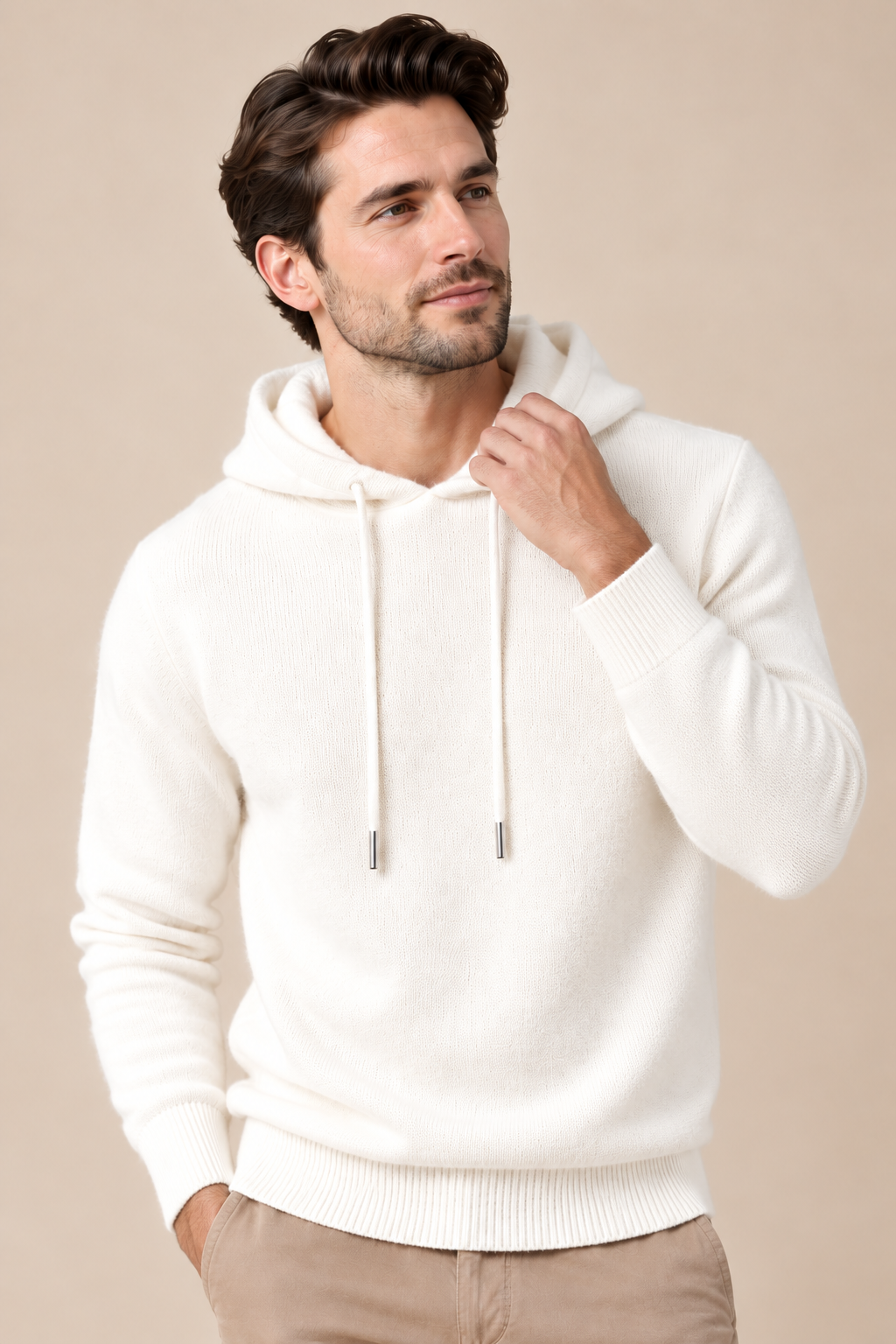 Men’s 100% Australian Extrafine Merino Wool Hoodie