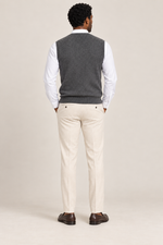 Men’s 100% Merino Wool Knitted V-Neck Sweater Vest