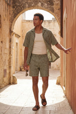 Men's Printed Shirt and Shorts Co-ord Set