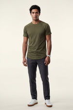 Men's Fitted Crew Neck T-Shirt
