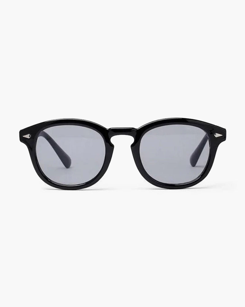 Men's Round Sunglasses with Keyhole Bridge