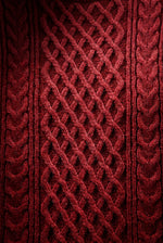 Men's Cable Knit Crew Neck Jumper in Regular Fit
