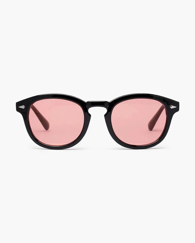 Men's Round Sunglasses with Keyhole Bridge