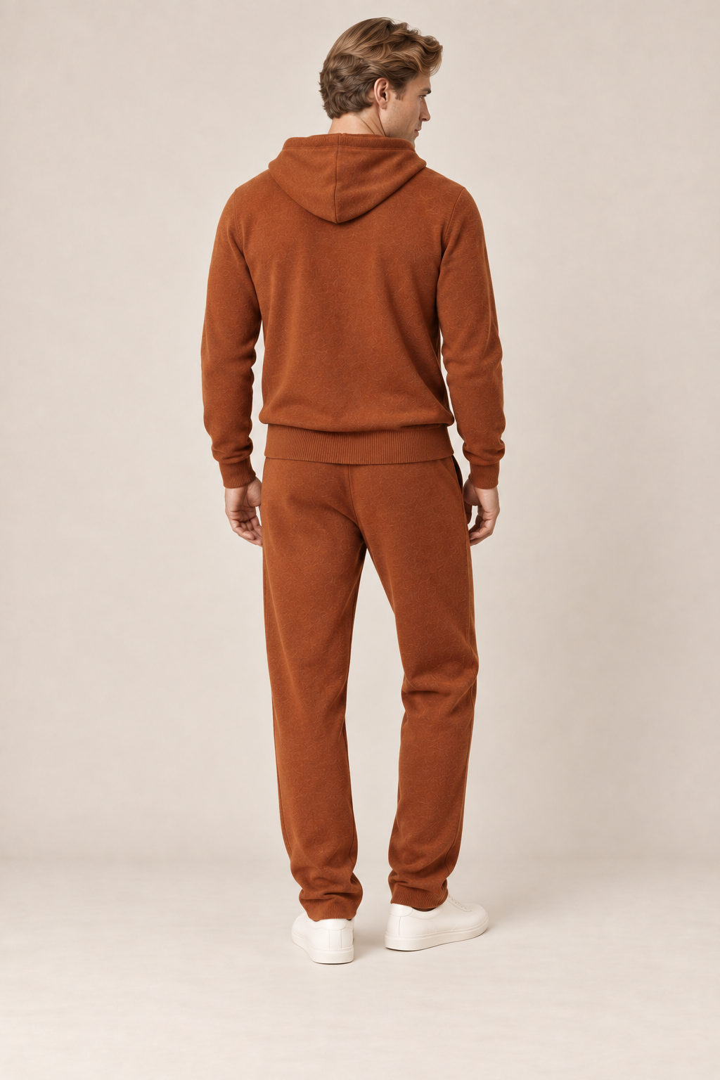 Men’s 100% Merino Wool Knitted Hoodie and Trouser Set
