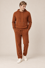 Men’s 100% Merino Wool Knitted Hoodie and Trouser Set