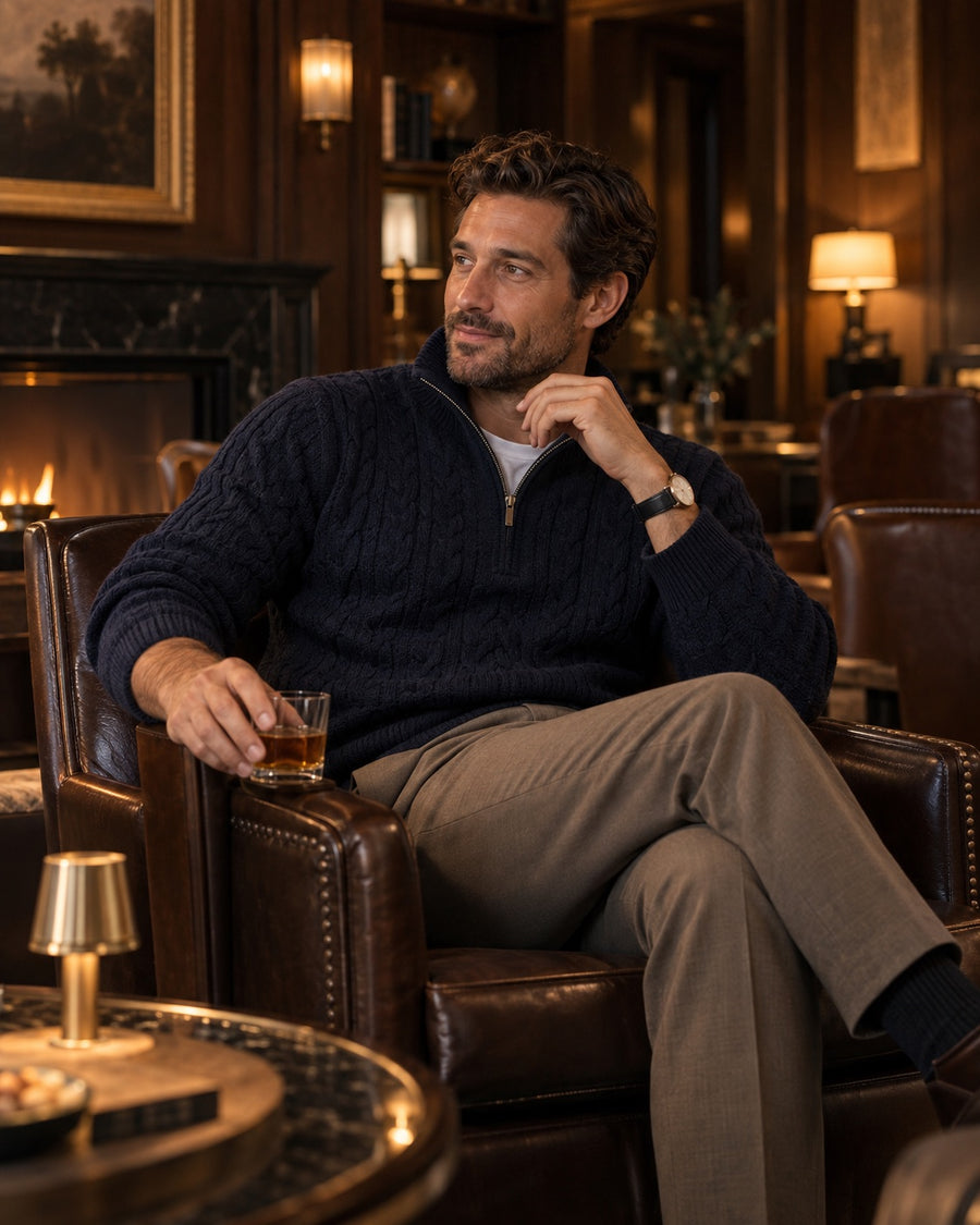 Editorial lifestyle scene for The Dressed Society community
