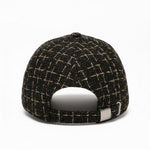 Men’s Textured Baseball Cap with Curved Brim