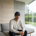 Men’s Textured Baseball Cap with Curved Brim