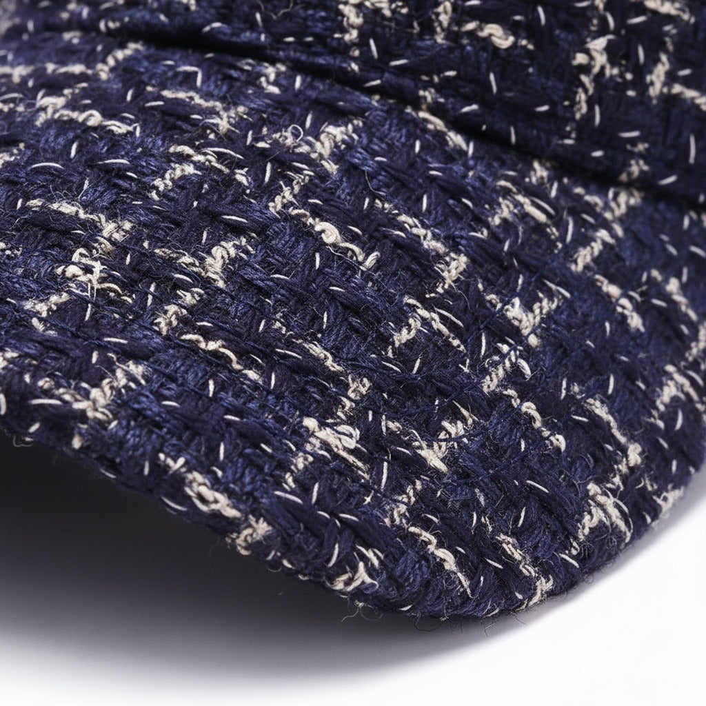 Men’s Textured Baseball Cap with Curved Brim