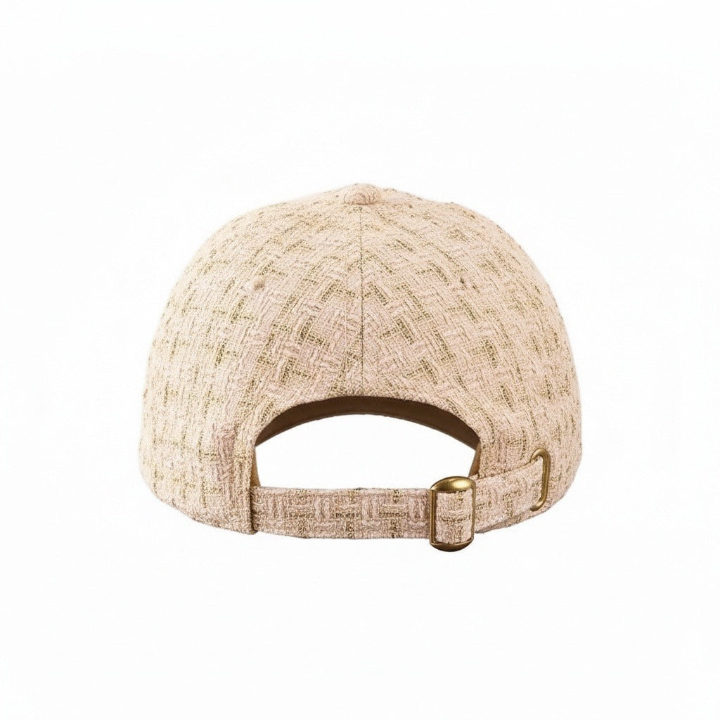 Men’s Textured Baseball Cap with Curved Brim
