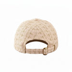 Men’s Textured Baseball Cap with Curved Brim