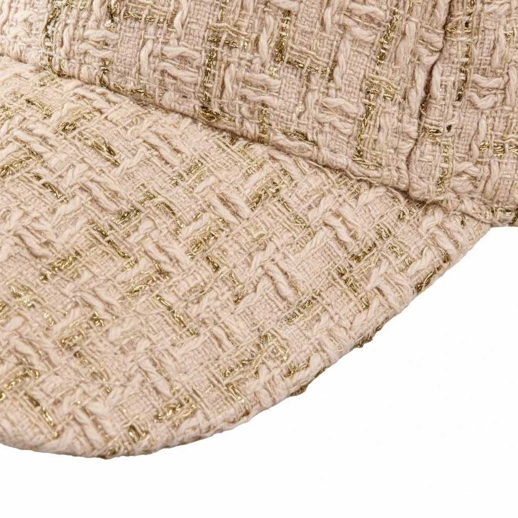 Men’s Textured Baseball Cap with Curved Brim