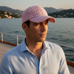 Men’s Textured Baseball Cap with Curved Brim