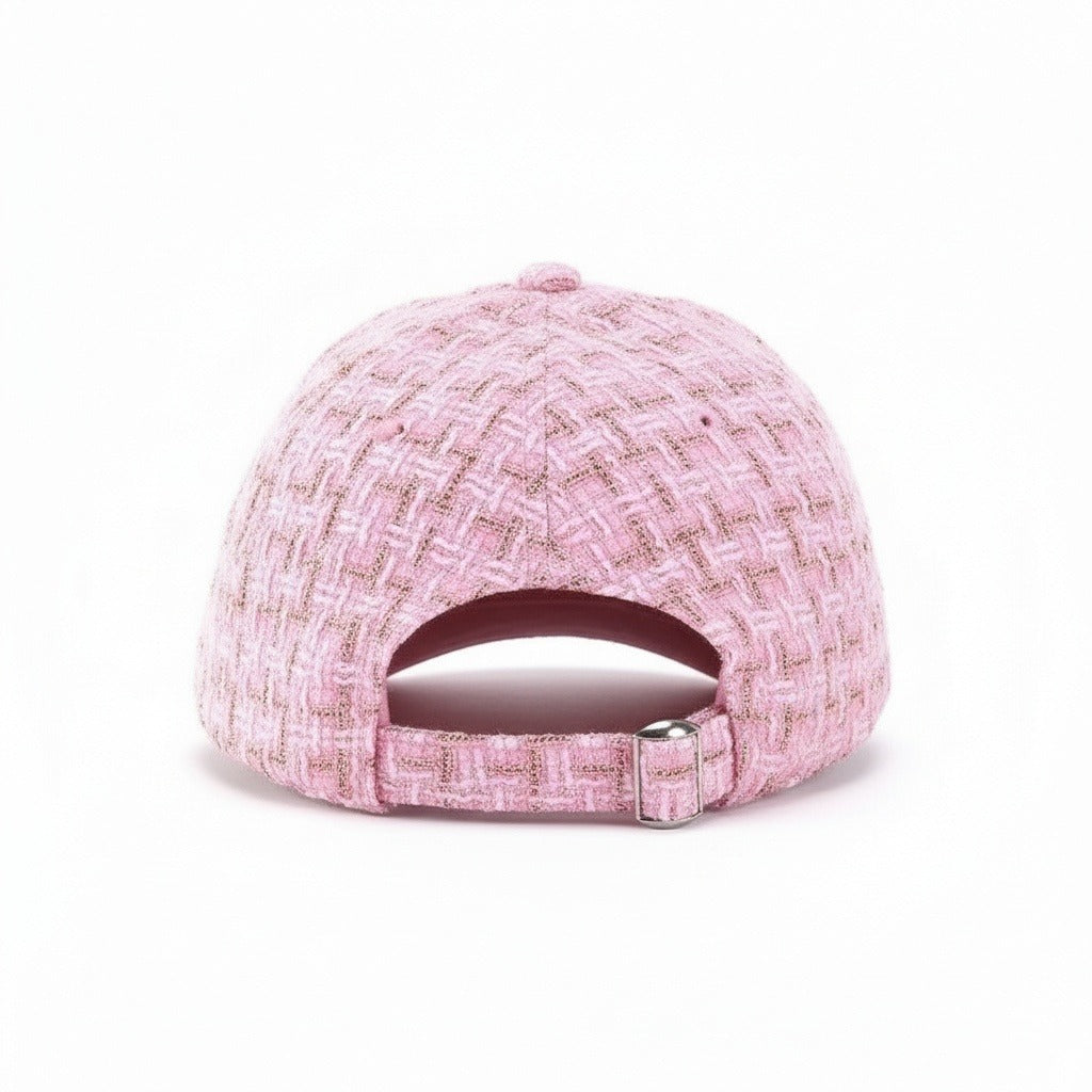 Men’s Textured Baseball Cap with Curved Brim