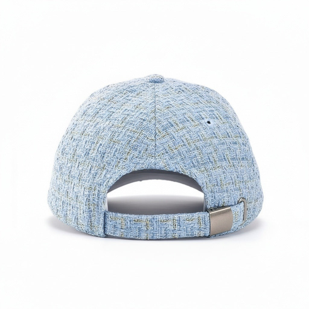Men’s Textured Baseball Cap with Curved Brim