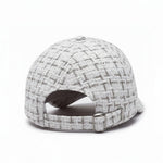 Men’s Textured Baseball Cap with Curved Brim