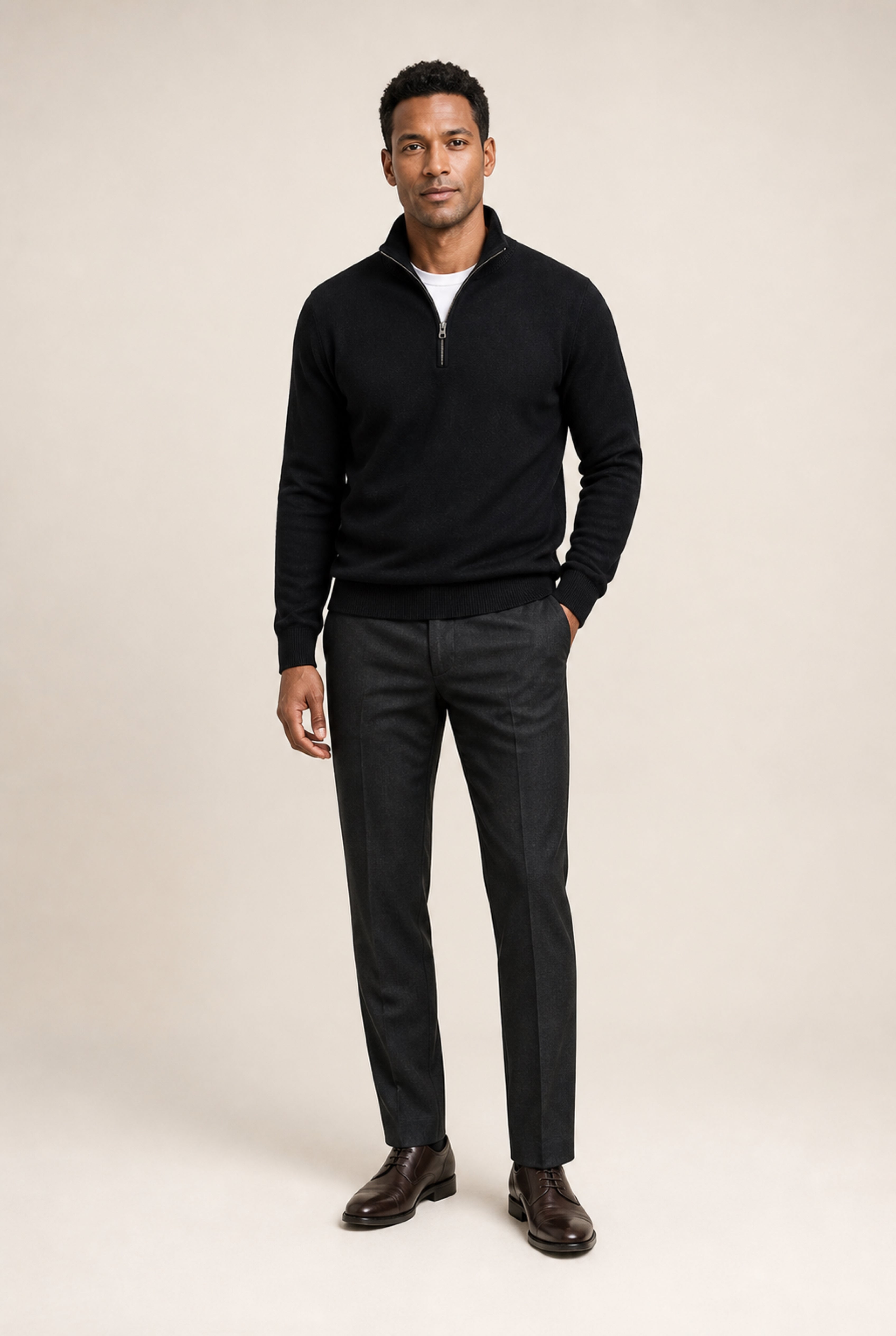 Denvor – Long-Sleeve Zip Sweater