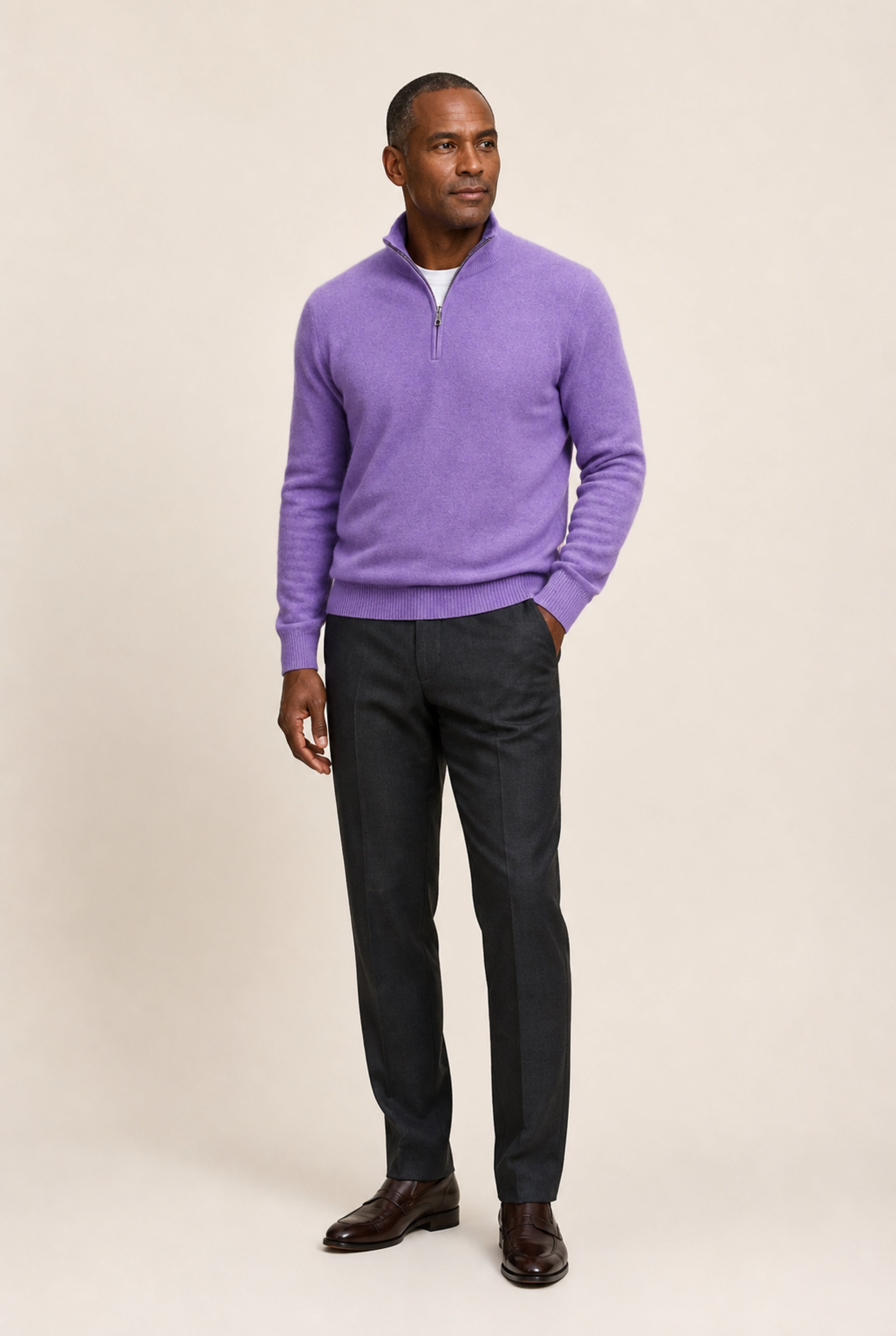 Denvor – Long-Sleeve Zip Sweater