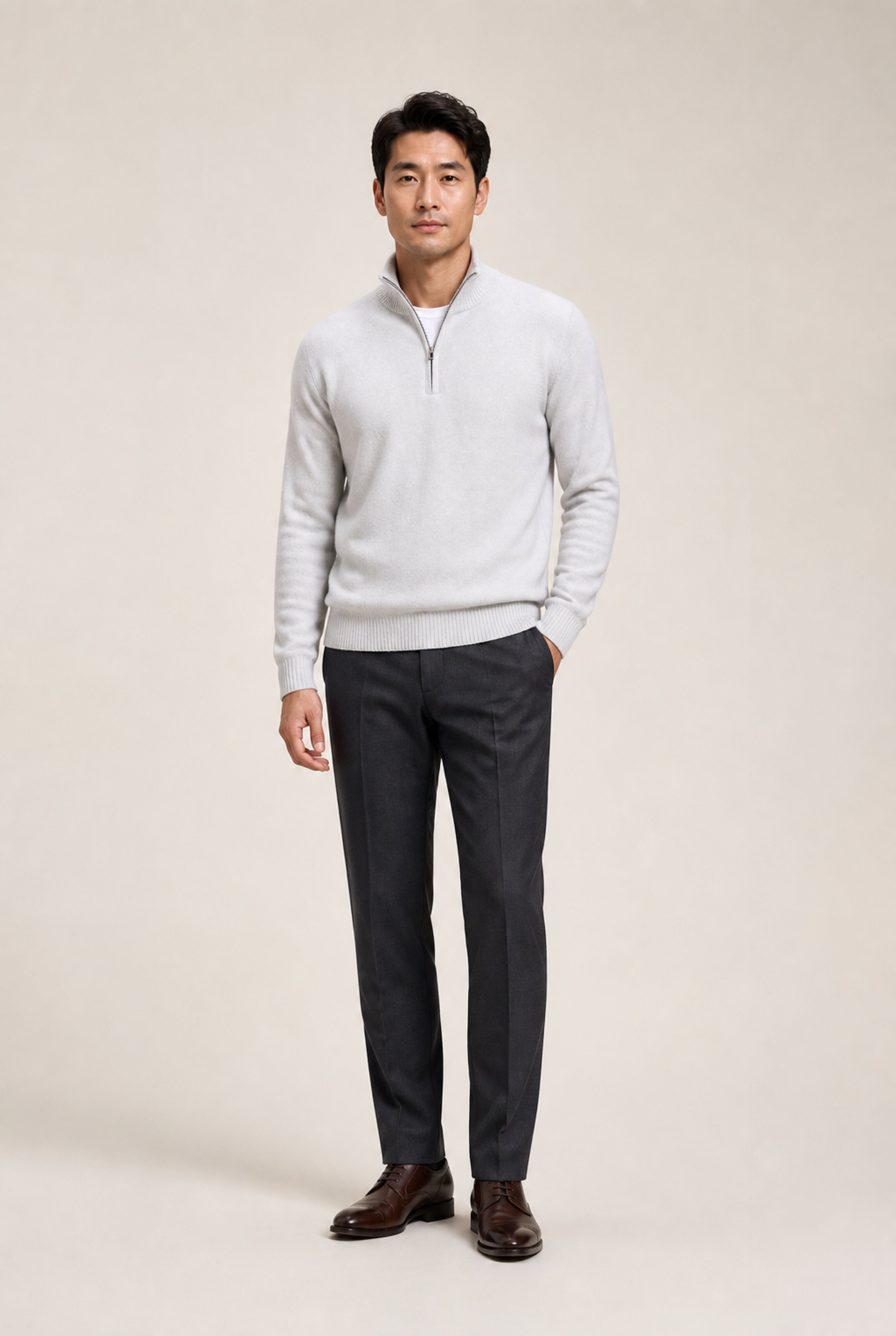 Denvor – Long-Sleeve Zip Sweater