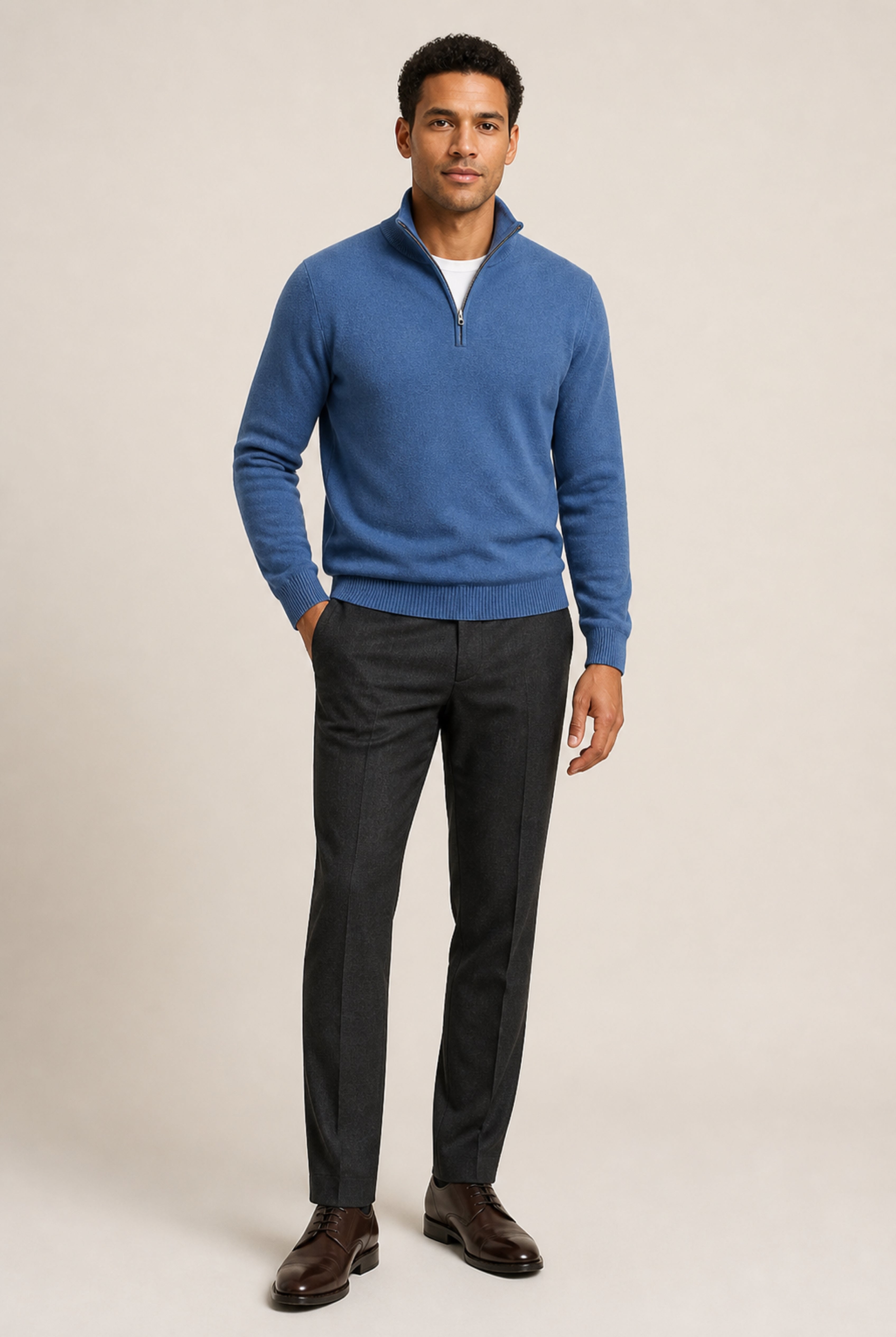 Denvor – Long-Sleeve Zip Sweater
