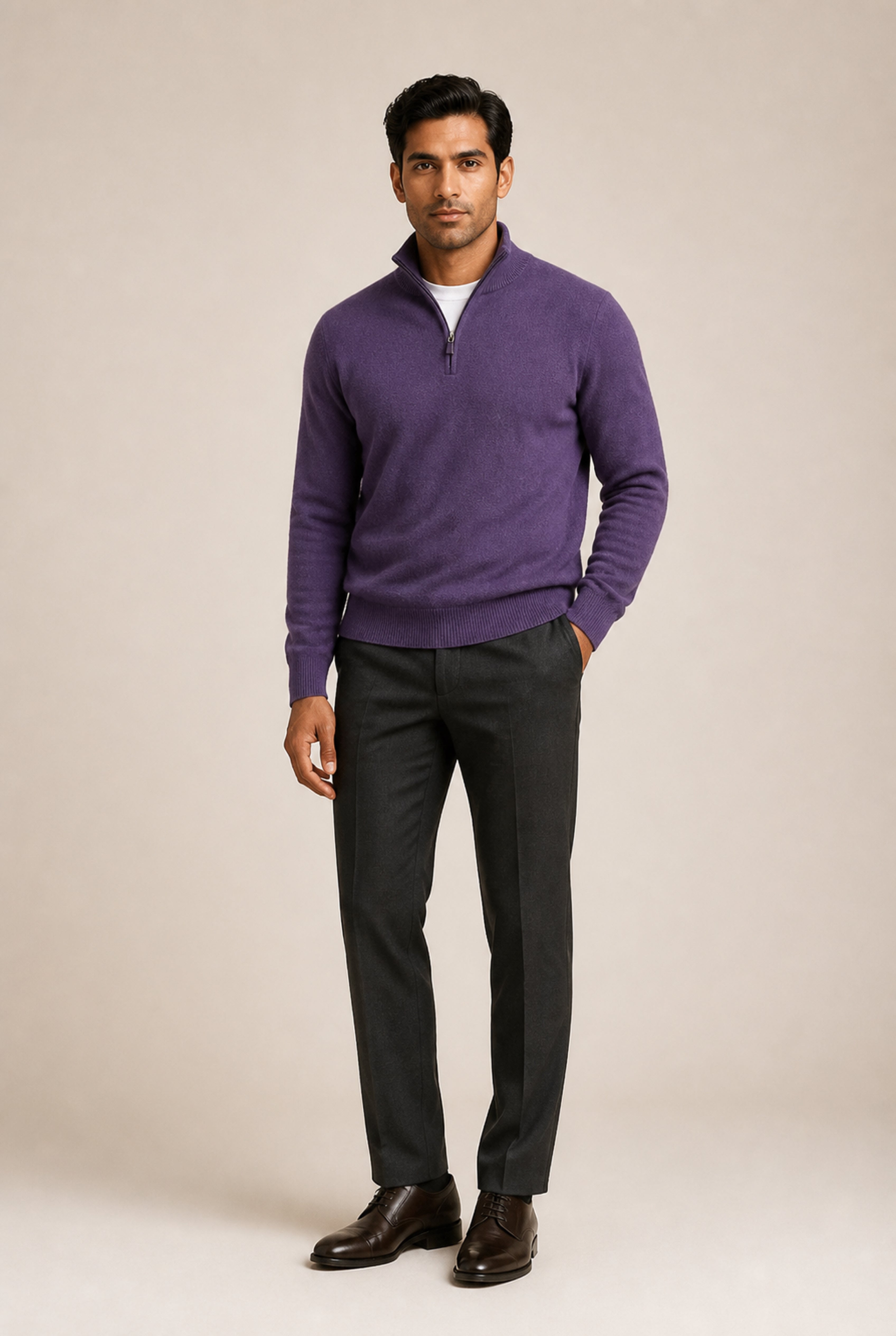 Denvor – Long-Sleeve Zip Sweater