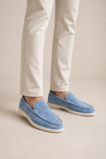 Men's Slip On Loafers with Contrast Sole