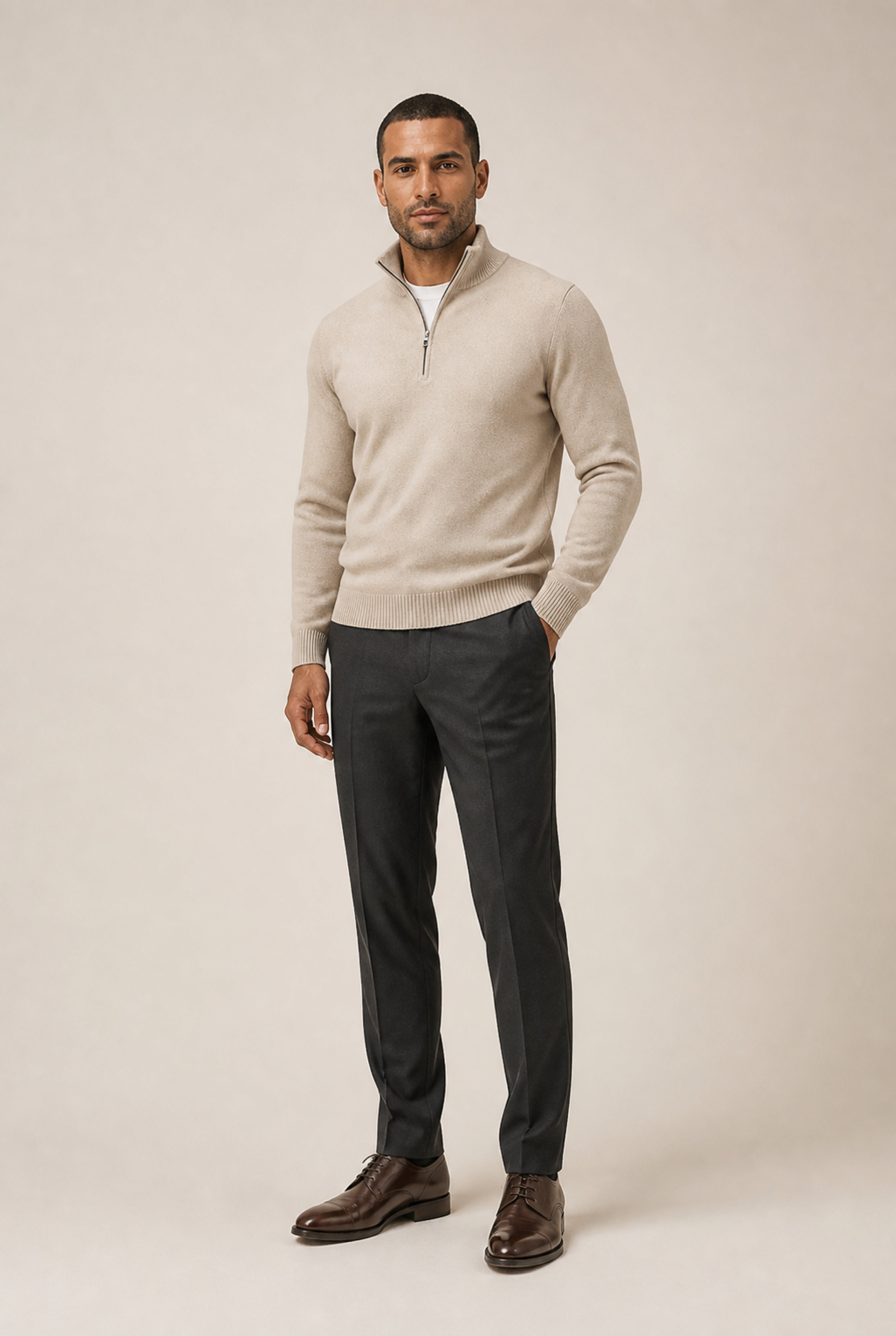 Denvor – Long-Sleeve Zip Sweater