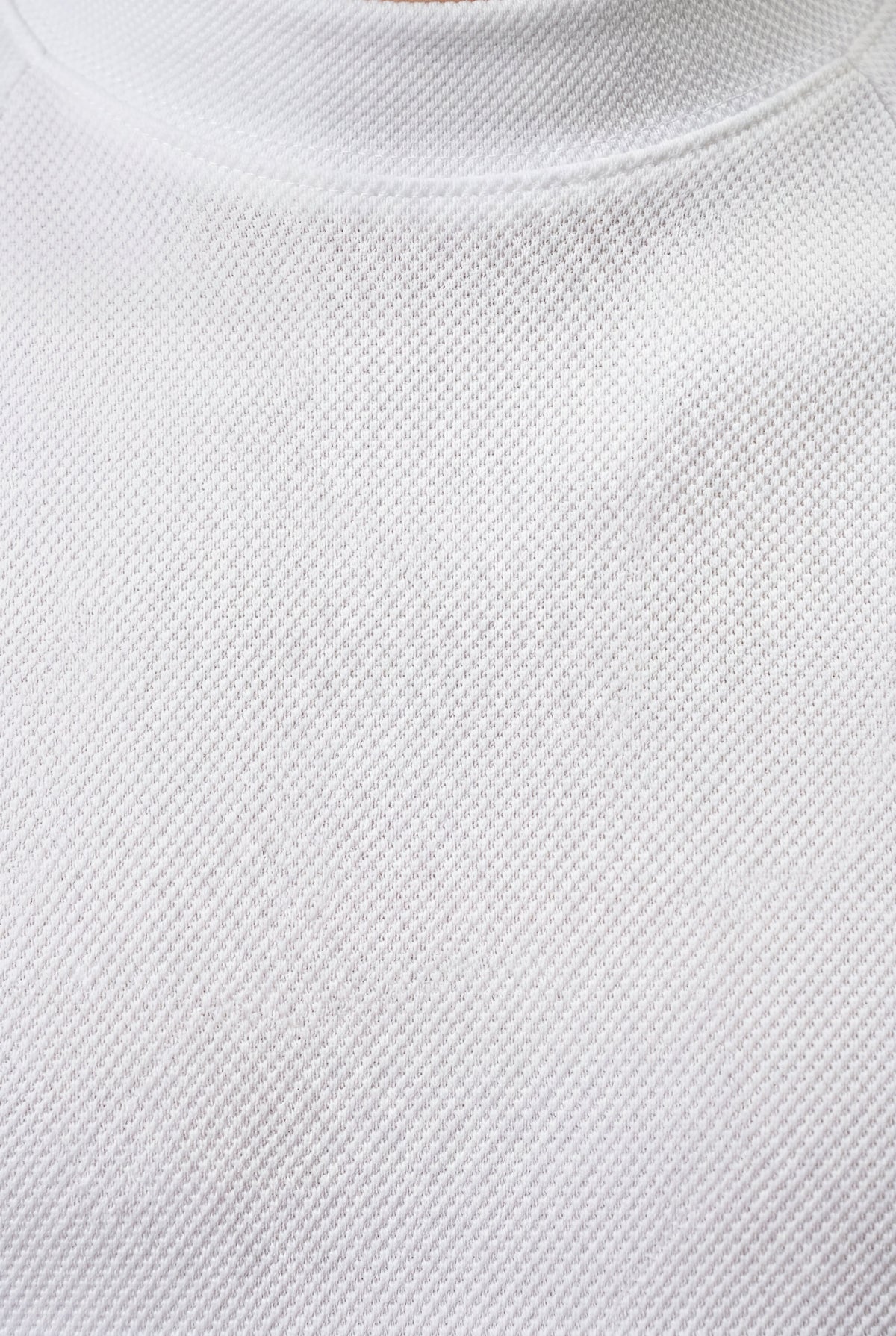 Men's Fitted Crew Neck T-Shirt - White