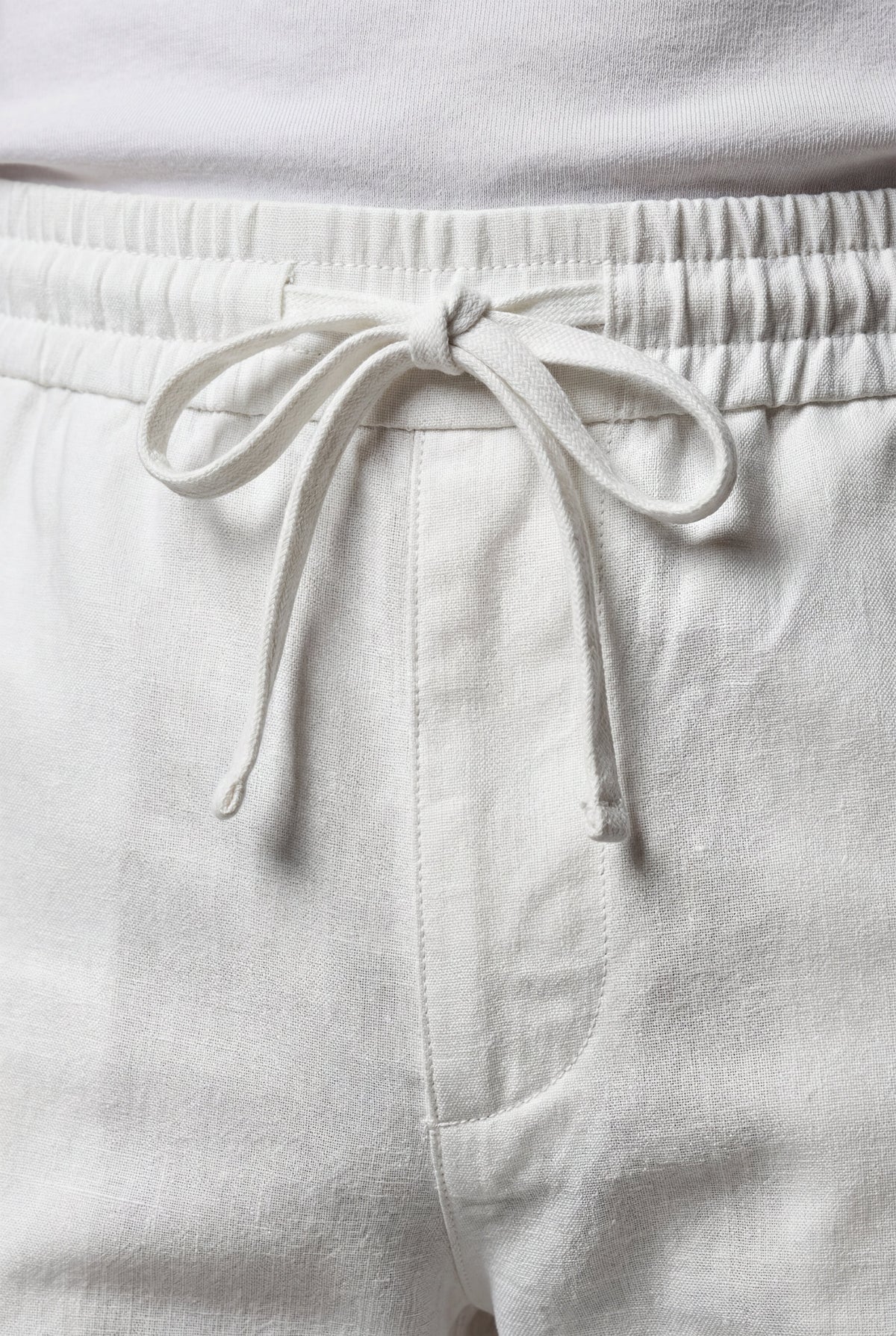 Men's Drawstring Trousers with Relaxed Straight Leg