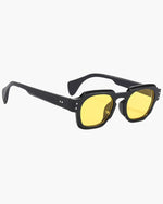 Men's Square Sunglasses with Chunky Angular Frame
